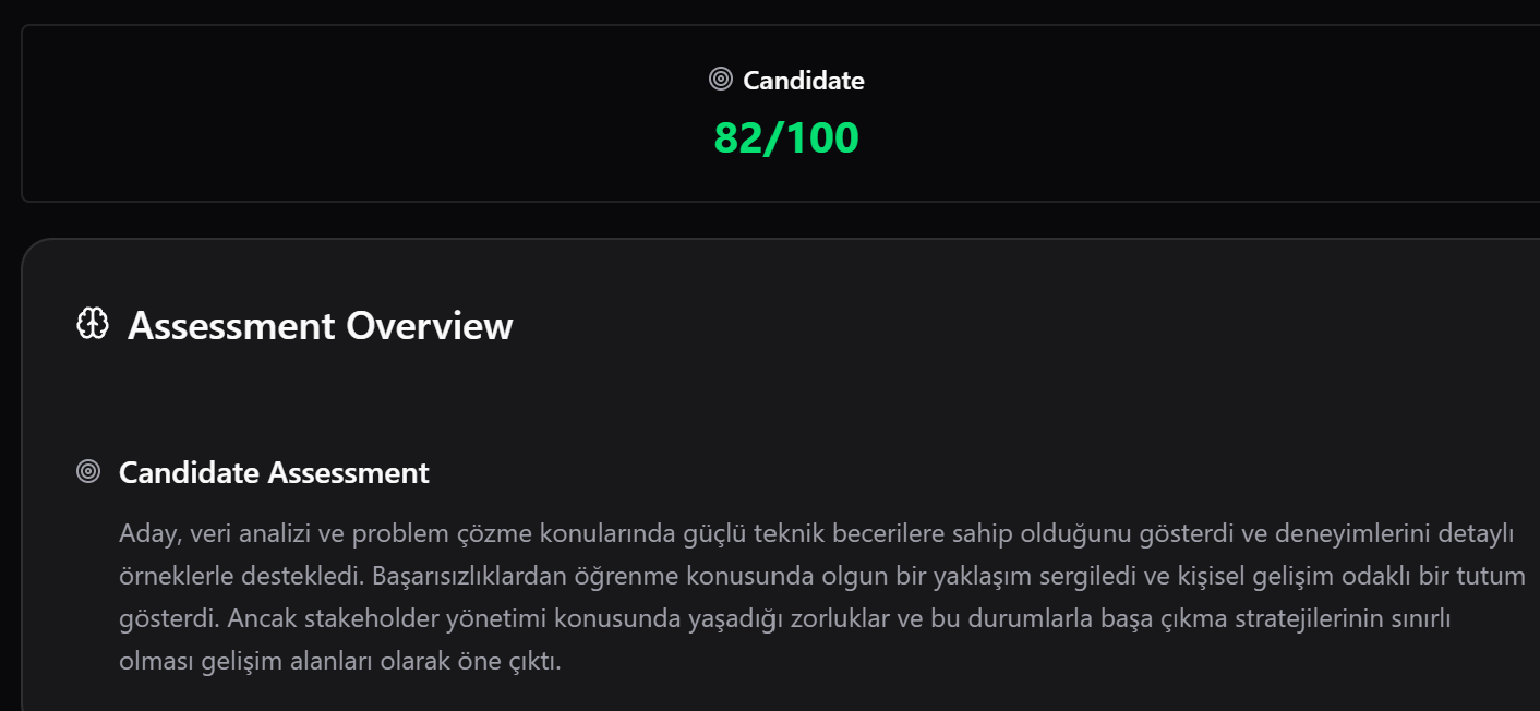 Post-Interview Summary